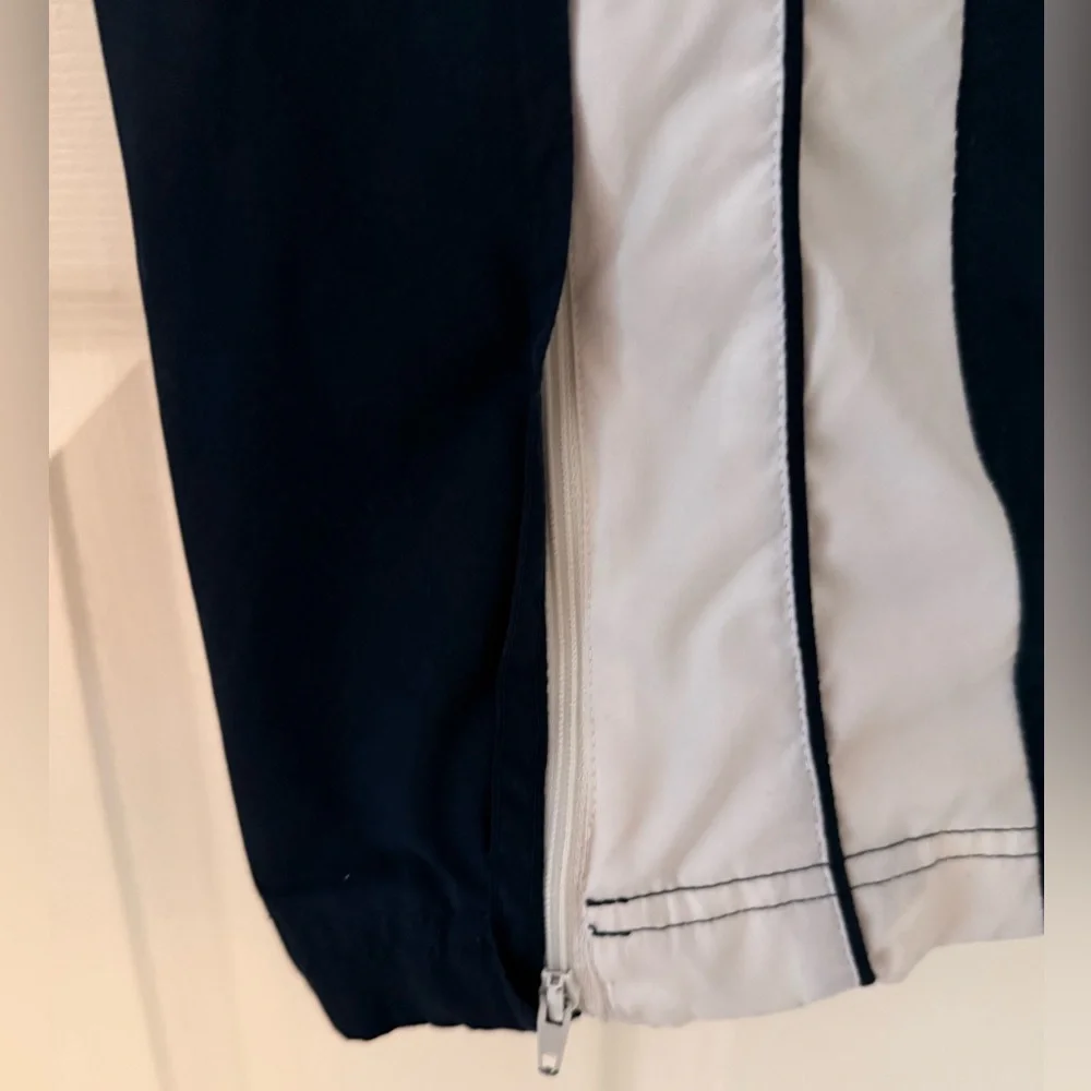 REEBOK Vintage Dark Blue Pants with White Stripes